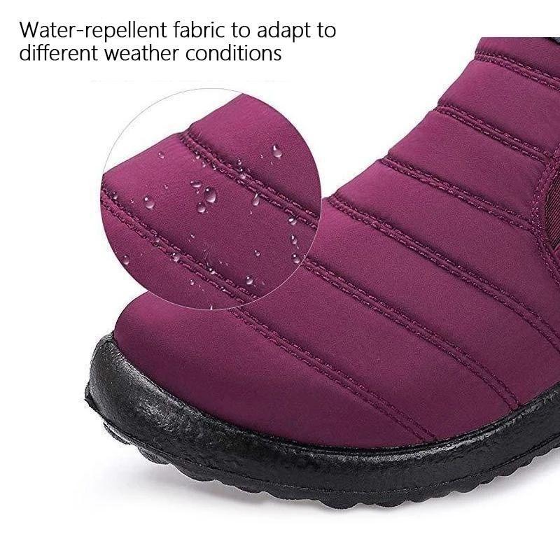Zimné teplé snehové vodeodolné bavlnené topánky