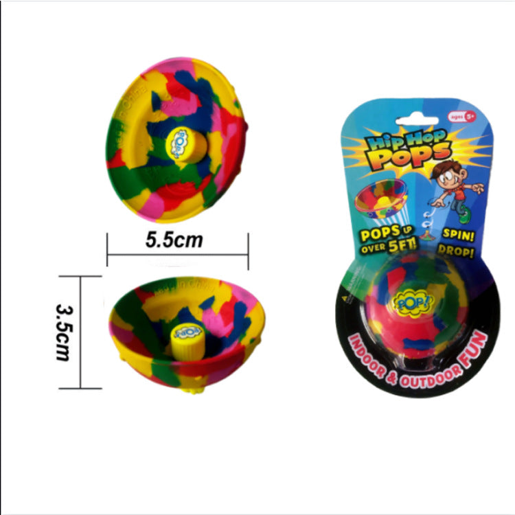 Bounce Ball Toy Jump Spinner Bowl (2 PCS)