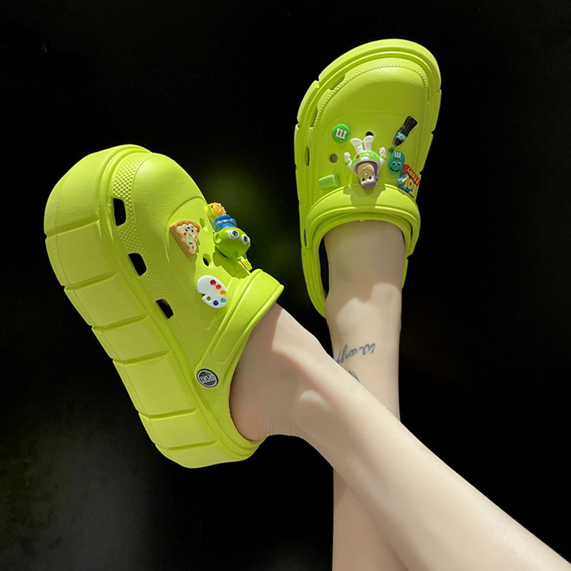 6 cm thick wear-resistant platform sandal