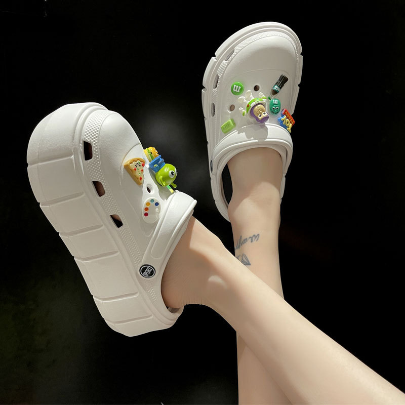 6 cm thick wear-resistant platform sandal
