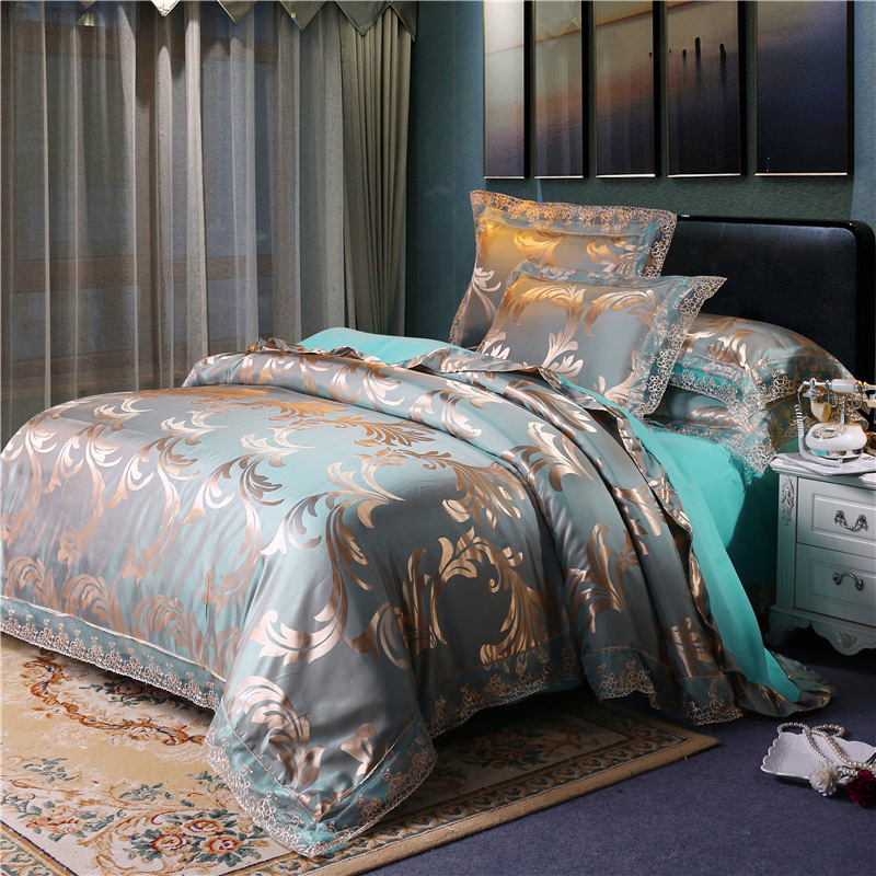 2022 new European jacquard luxury bed four-piece set