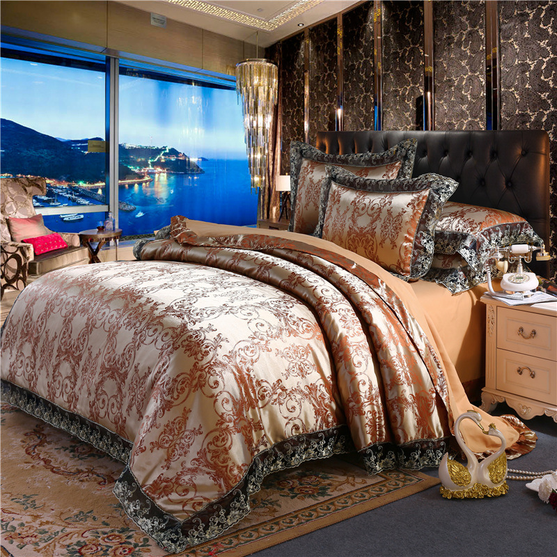 2022 new European jacquard luxury bed four-piece set