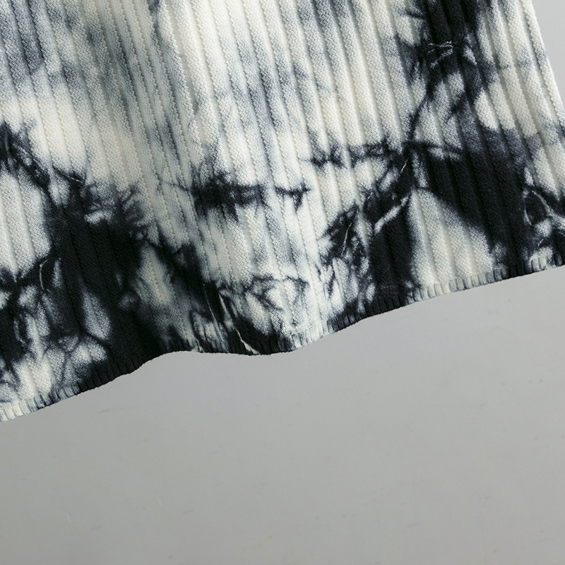 فستان منسوج بطول متوسط فوق الركبة