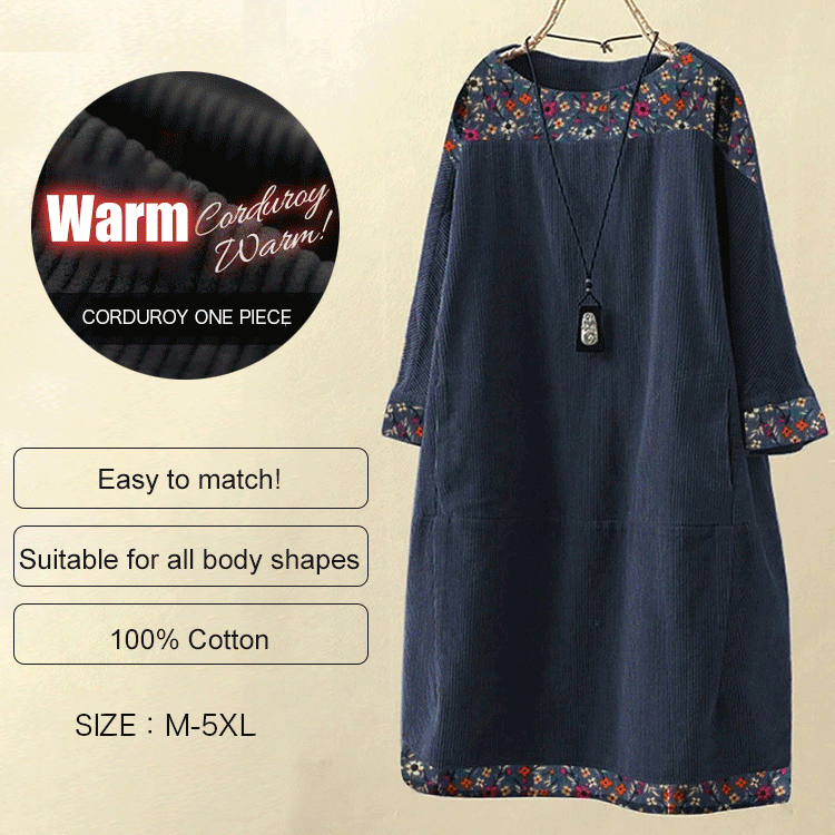 Korean style loose solid color dress