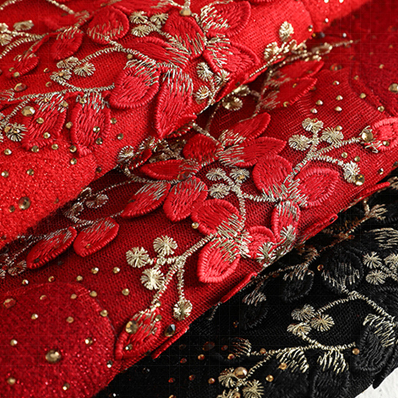 Wealthy embroidery tassel shawl