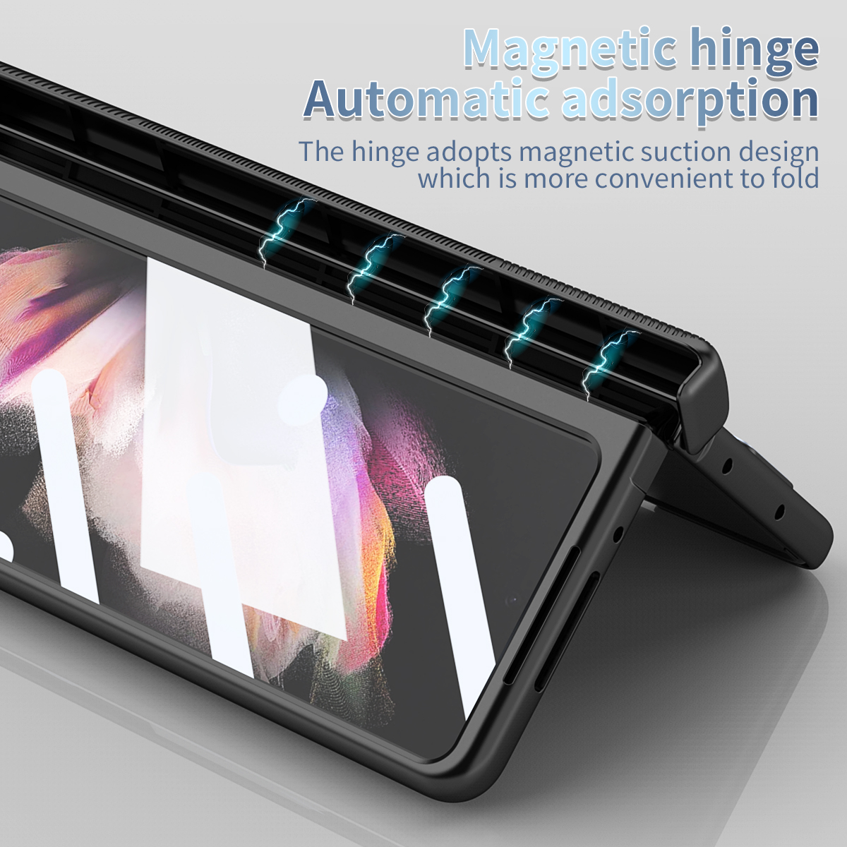 Color Magnetic Hinged Phone Case