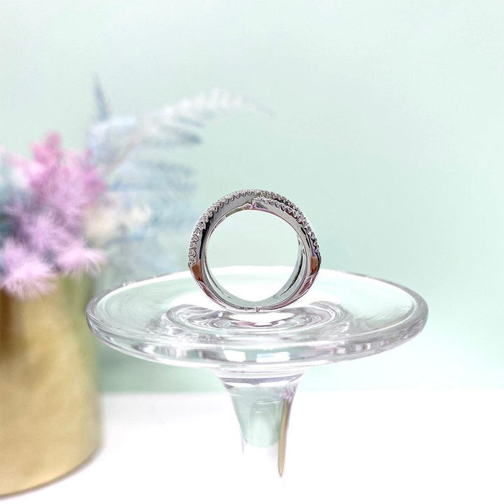 حلقة قطع شبه منحرف تصميم على شكل X