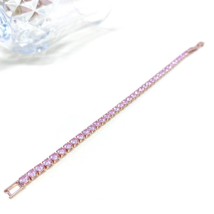 Pink Round Shaped Cutting Bracelet