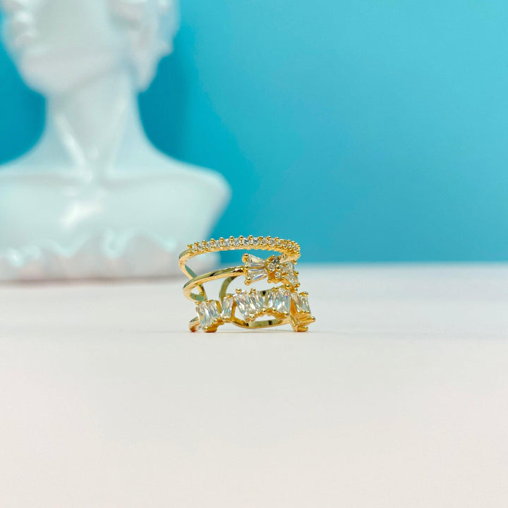 تصميم القوس شبه المنحرف متعدد الطبقات قطع حلقة مفتوحة