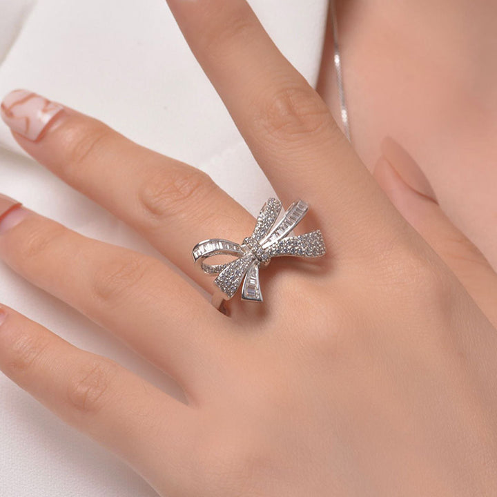 Bowknot Sterling Silver Ring