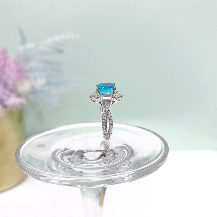 Shiny Cut Sterling Silver Ring