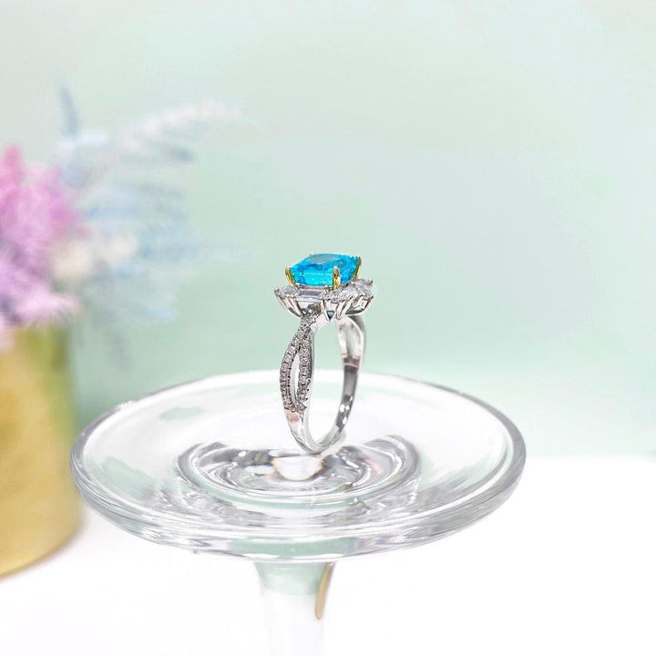 Shiny Cut Sterling Silver Ring