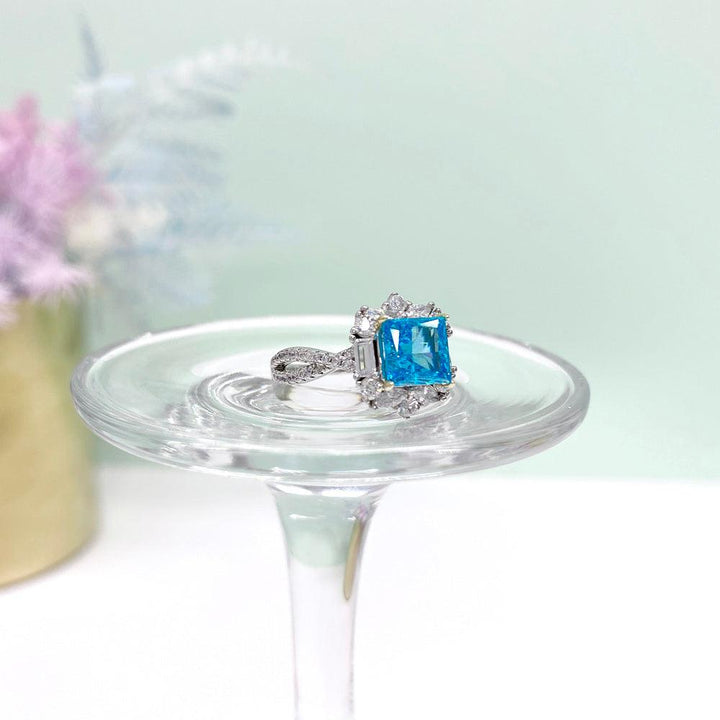 Shiny Cut Sterling Silver Ring