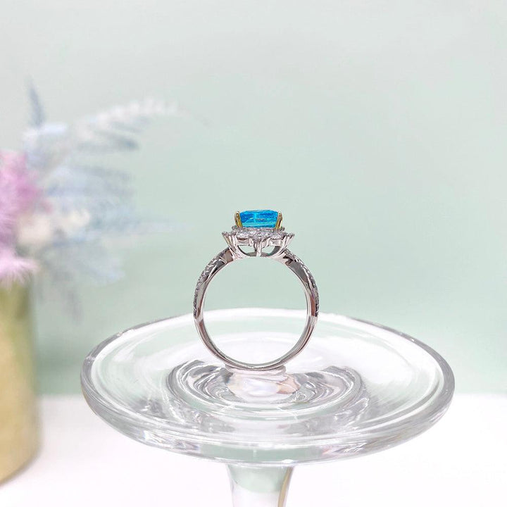 Shiny Cut Sterling Silver Ring