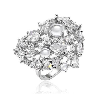 Heart Design Open Ring