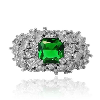 Green Princess Shaped Personality Ring