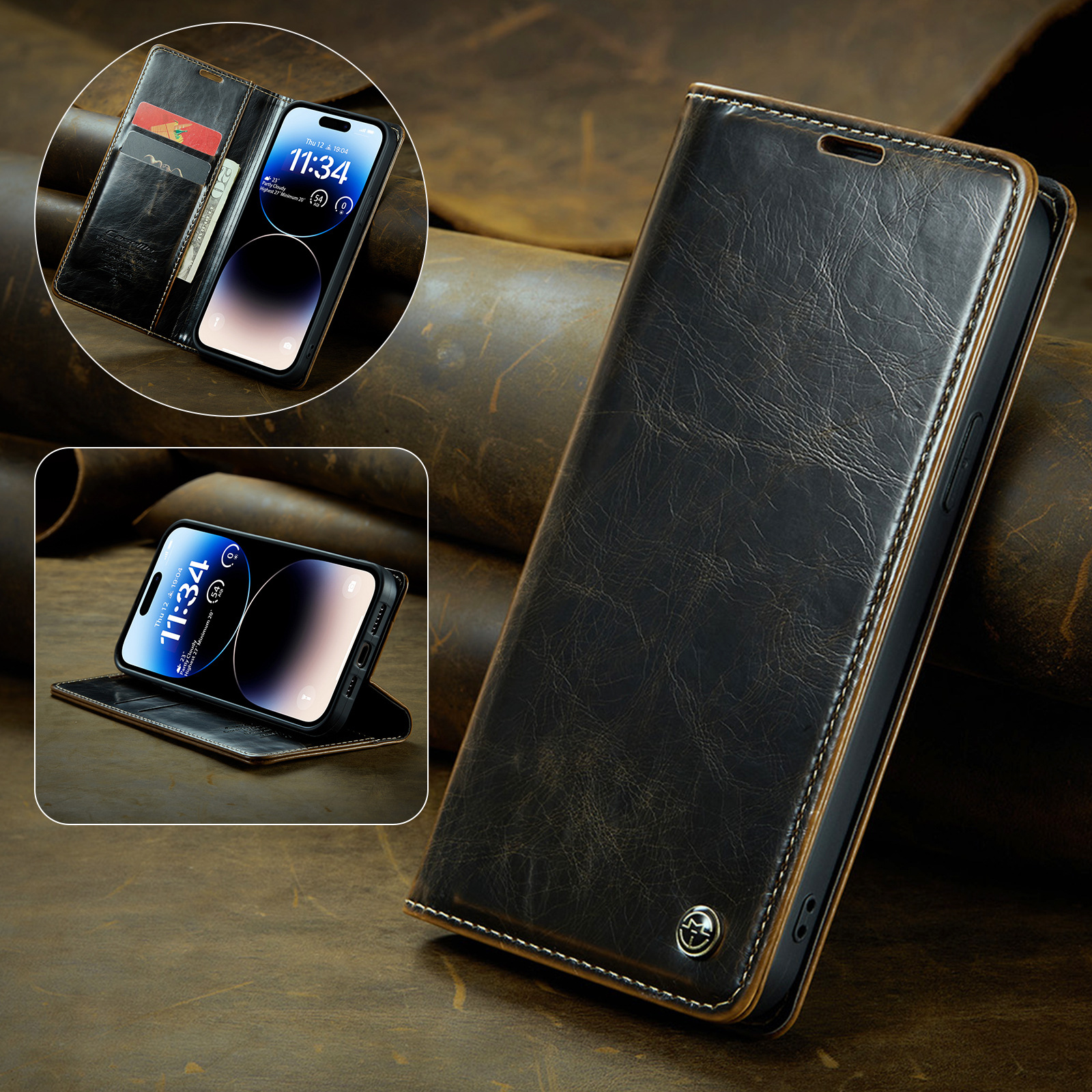 Premium Leather 14/13 Series Phone Case