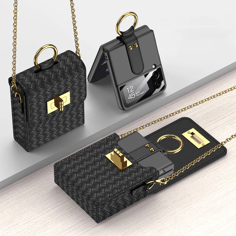 Luxury Mini Phone Backpack Design For Samsung Galaxy Z Flip4 Flip3