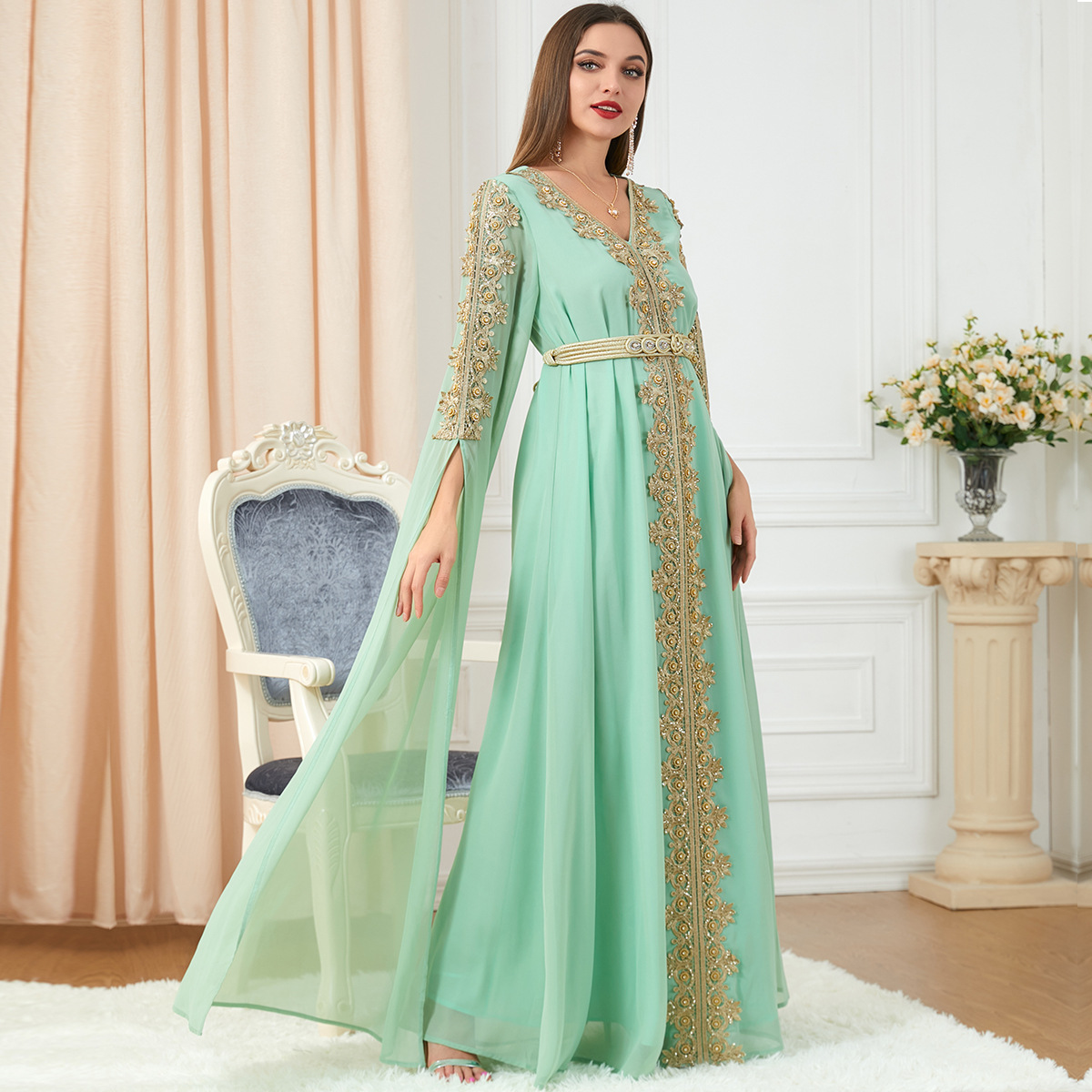 2023 New Fashion Tulle Slimming Arabian Dress