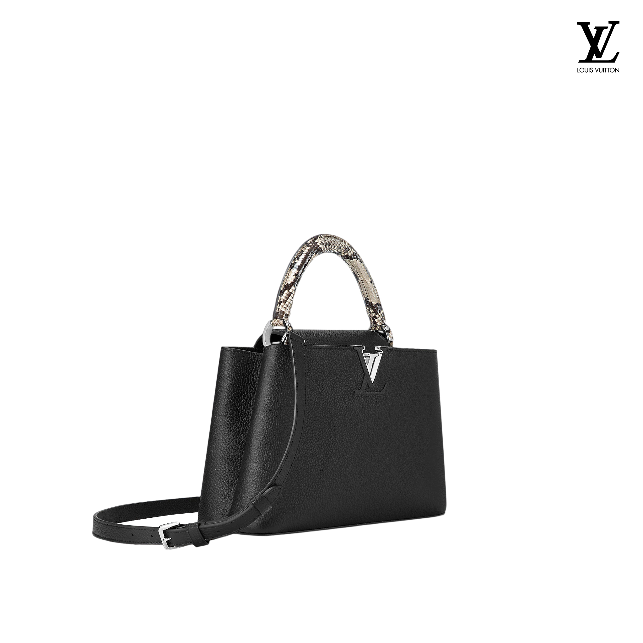 Louis Vuitton Capucines MM Black Dual Tote (Collector's Edition)