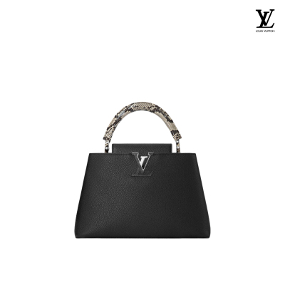 Louis Vuitton Capucines MM Black Dual Tote (Collector's Edition)