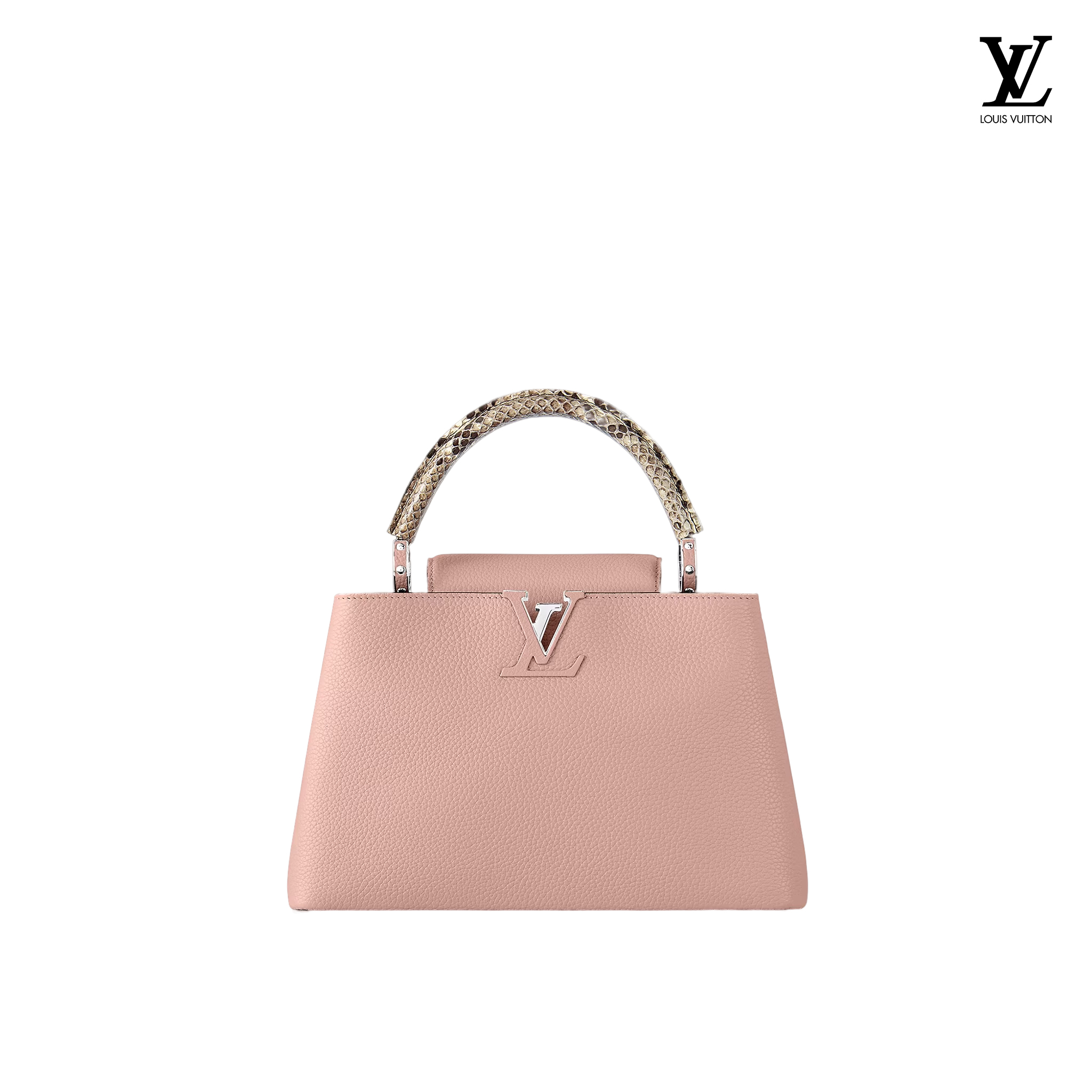 Louis Vuitton Capucines MM Pink Dual Tote 
