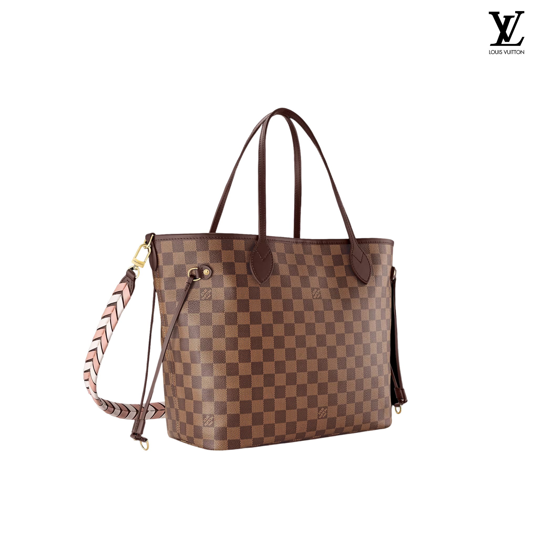 Louis Vuitton Braided Neverfull MM Handbags