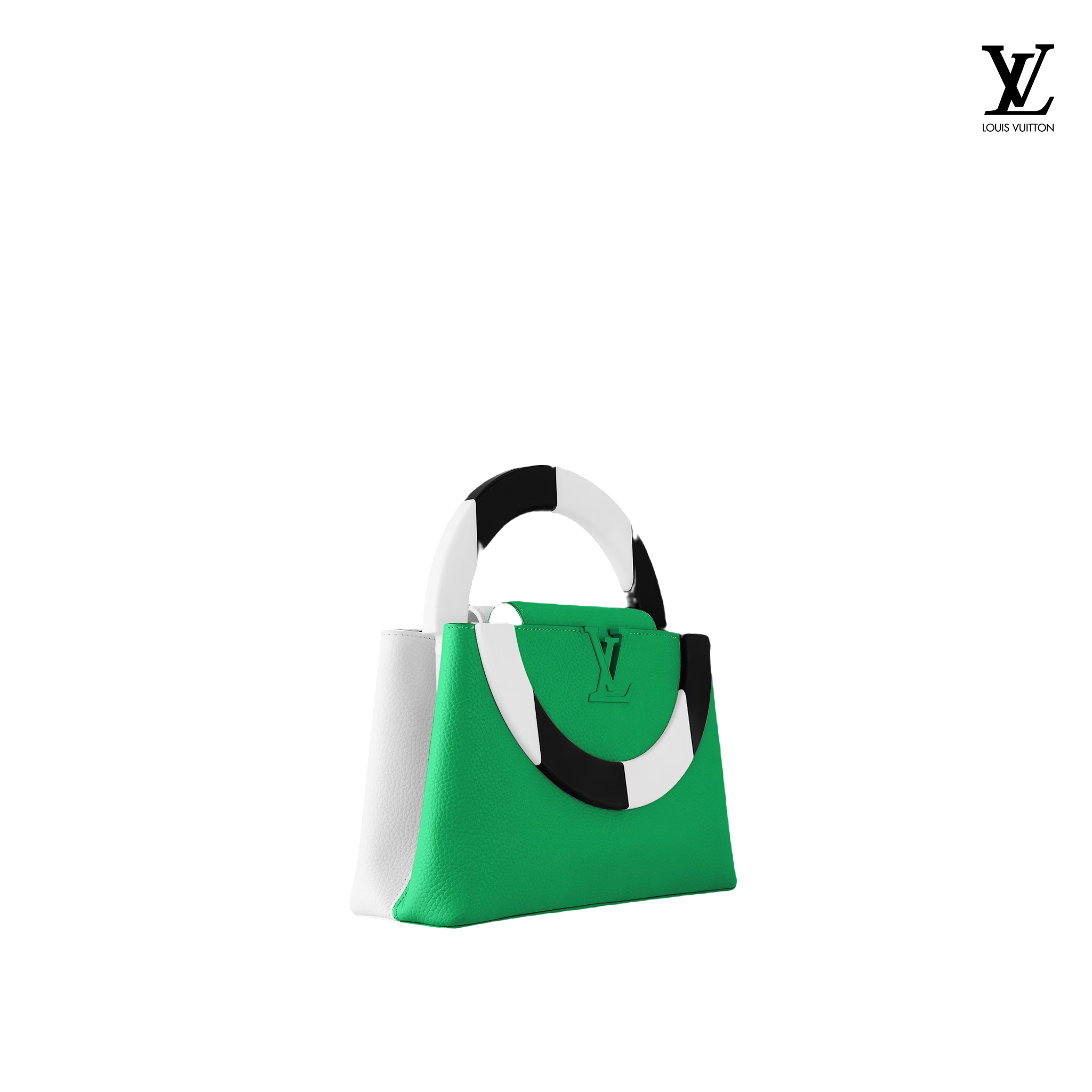 Louis Vuitton Capucines MM Green handbags