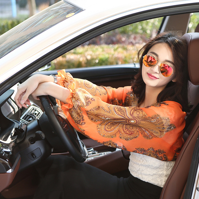 summer chiffon sunscreen shawl