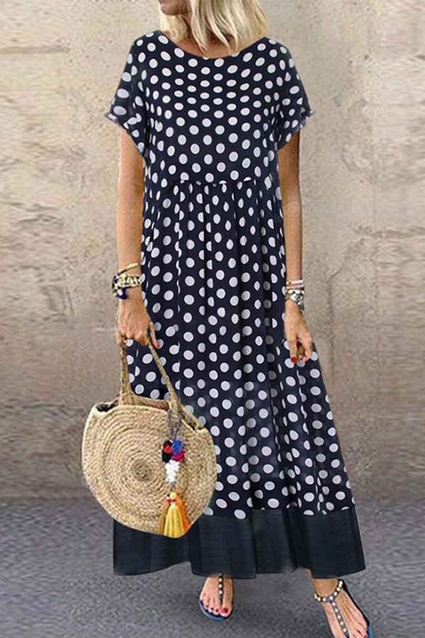 New polka dot print dress