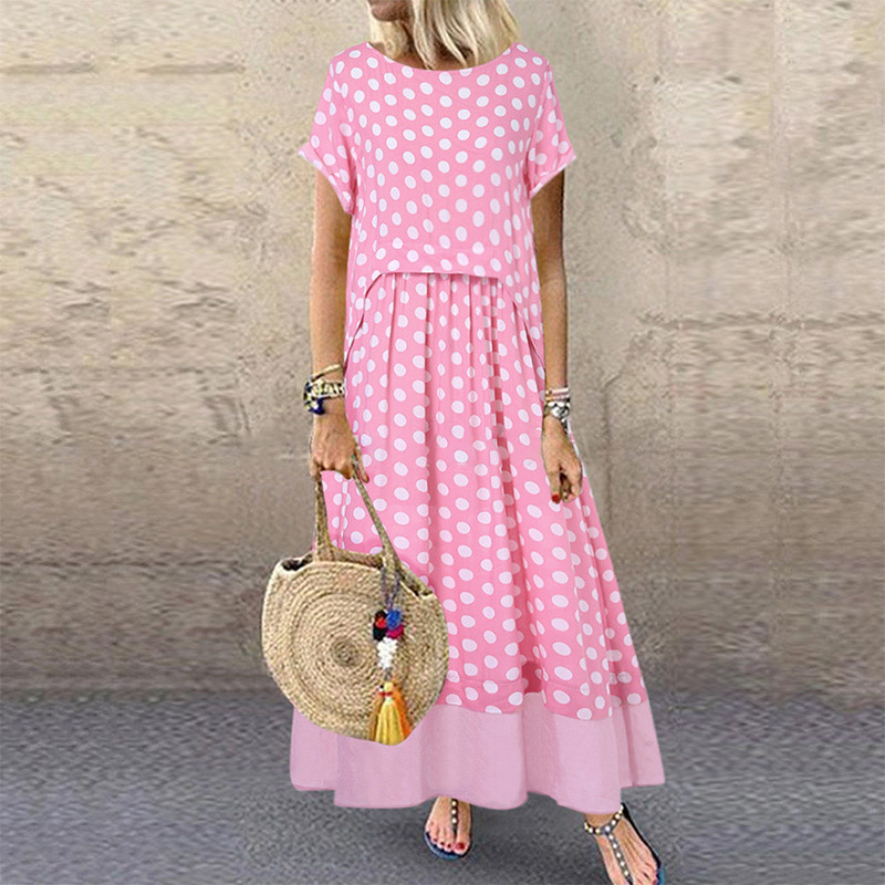 New polka dot print dress