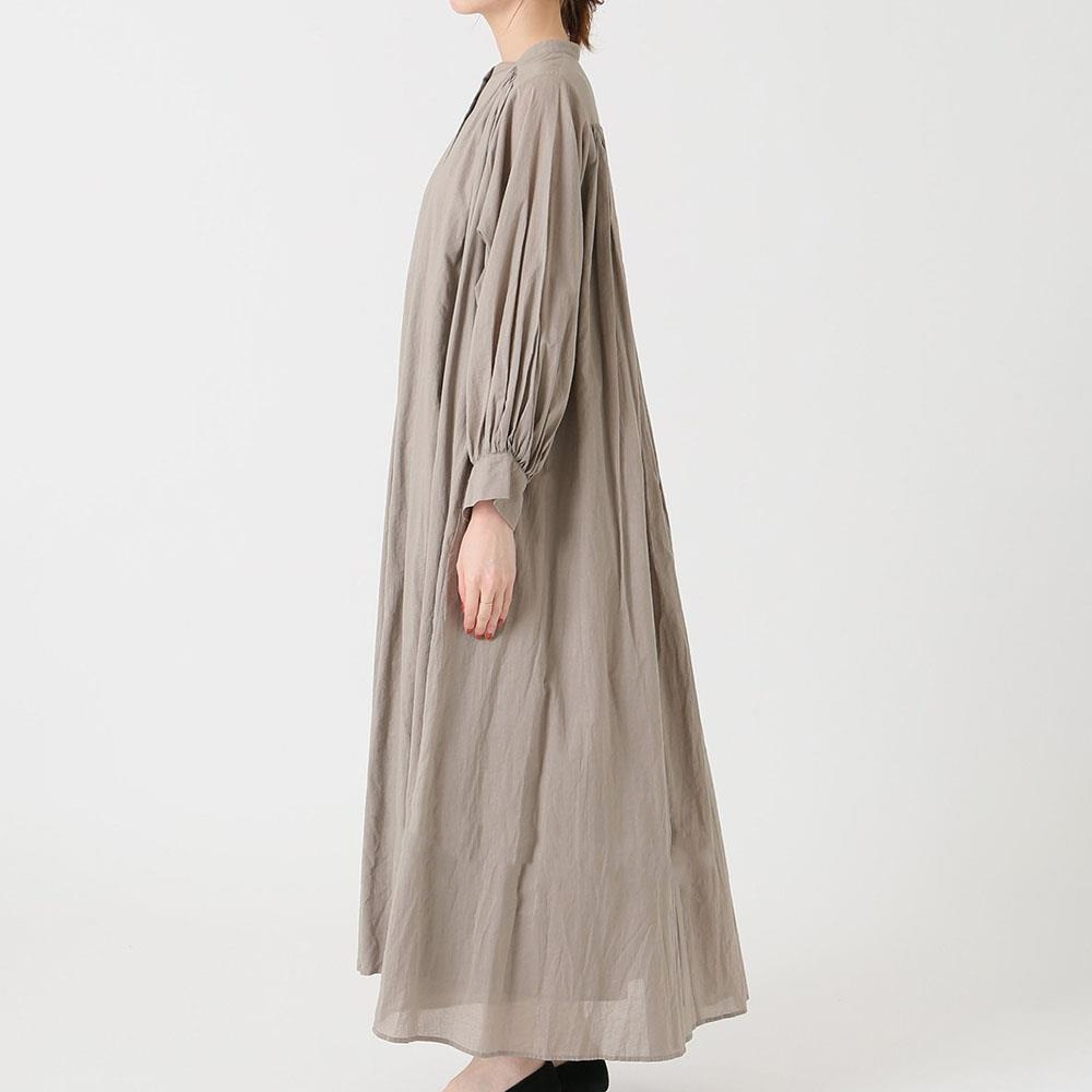  Japanese cotton and linen button loose dress