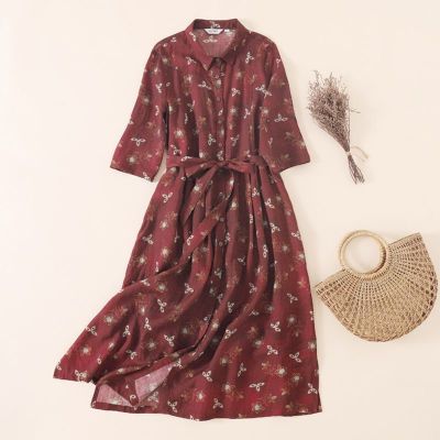 French explosion comfort shirt dress