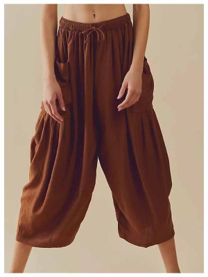 women's high waist pleated wide leg pants casual pants