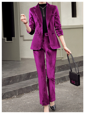 Luxurious Velvet Suit Set