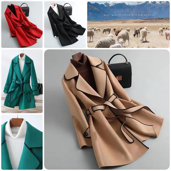 2024 New Design Fashionable Warm Wool Coat