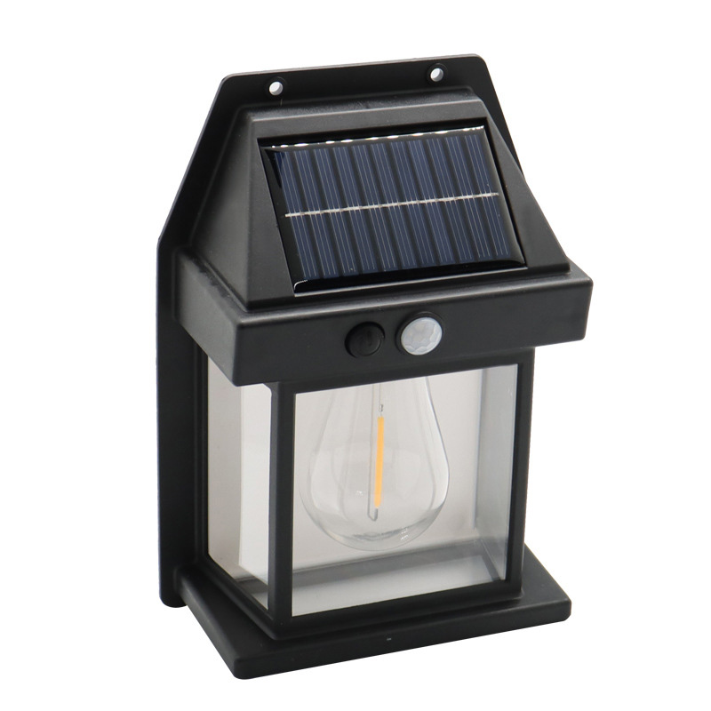 Solar outdoor wall lamp