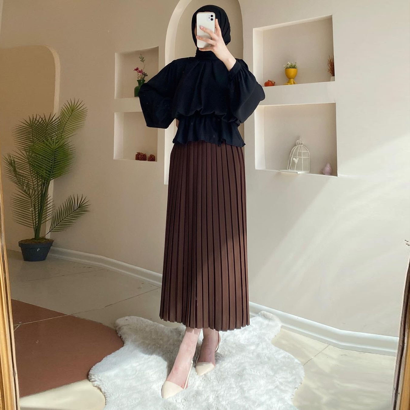 Fashion long sleeve shirt skirt suit