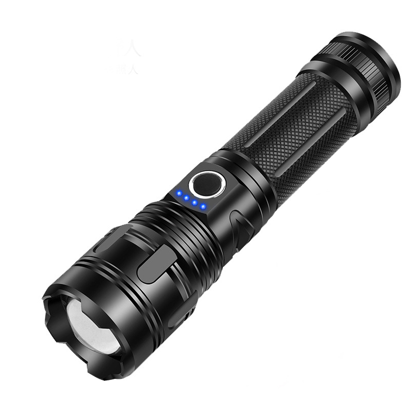 Portable strong light flashlight