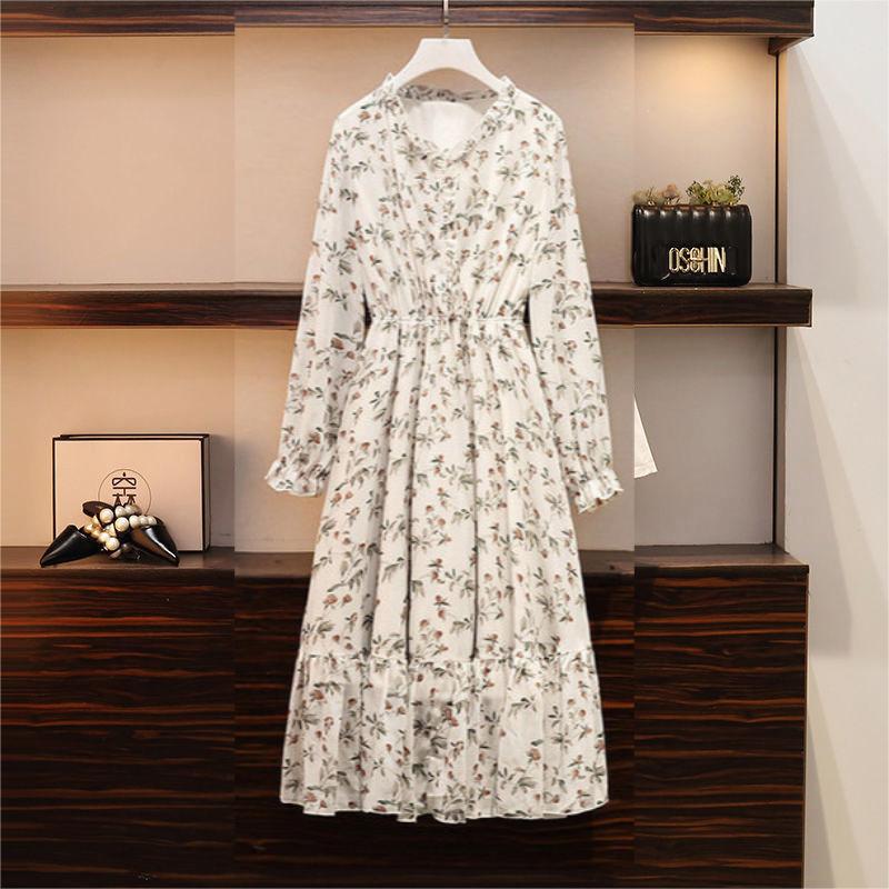 Windbreaker jacket floral dress two piece set