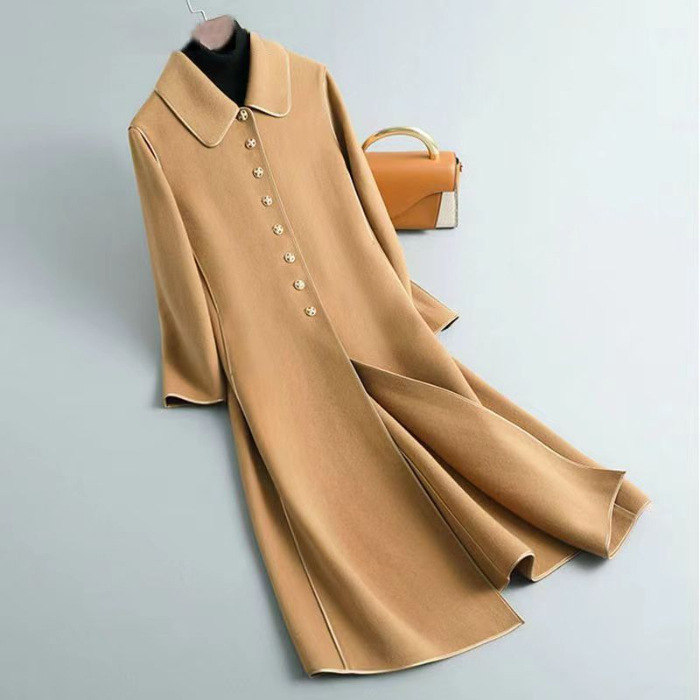 Elegant Autumn&Winter Fashion Long Coat