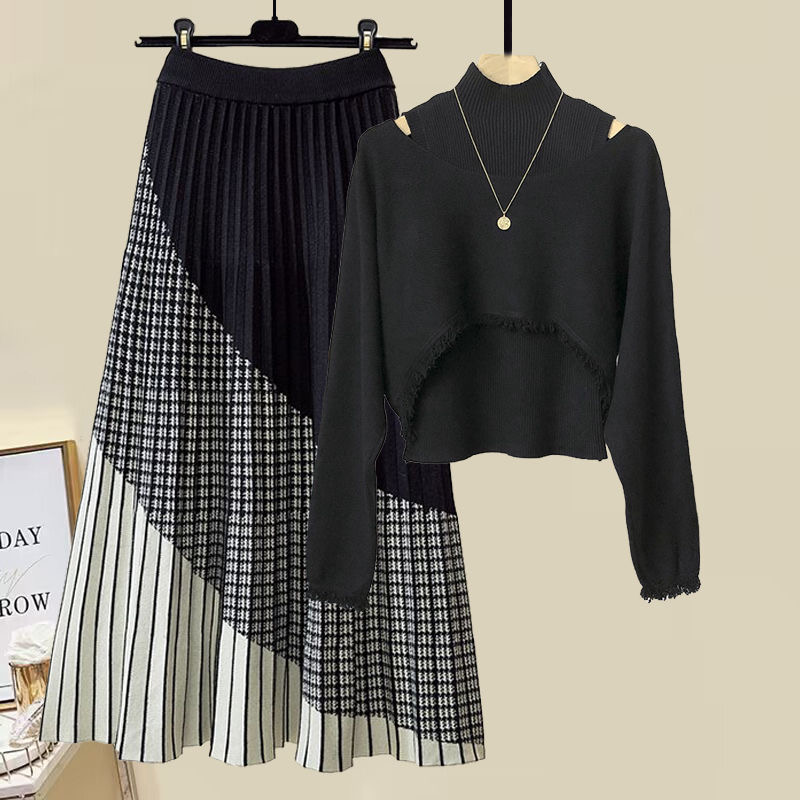 Casual Sweater + Skirt Set