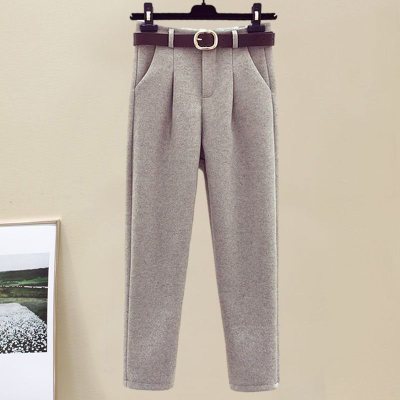 Casual High-Waisted Trousers