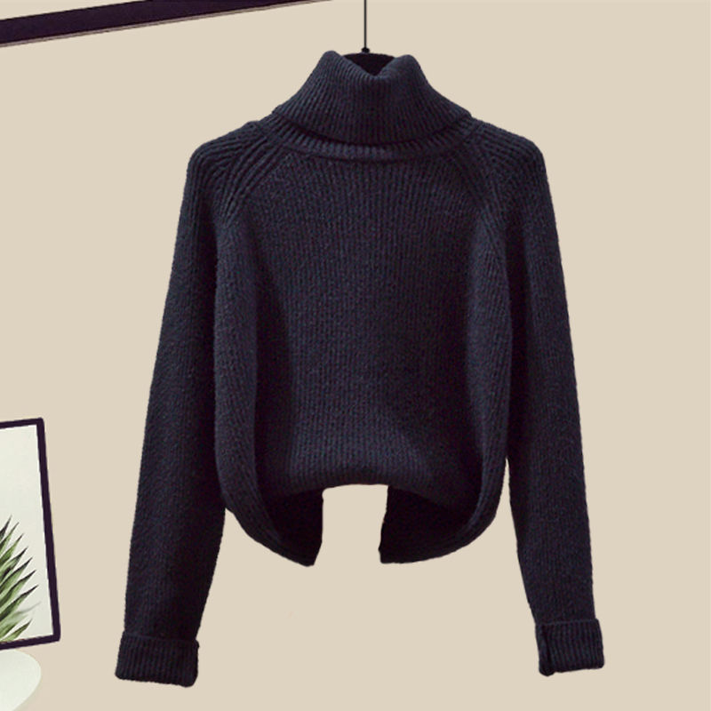 Black Turtleneck Sweater