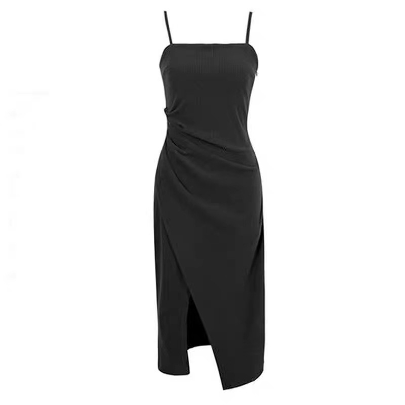 【dr】Pleated slip dress