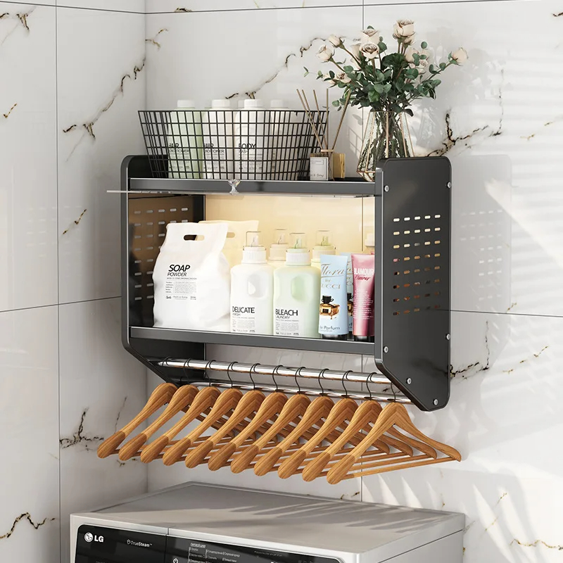 Punch-free Wall-mounted Bathroom Shelf