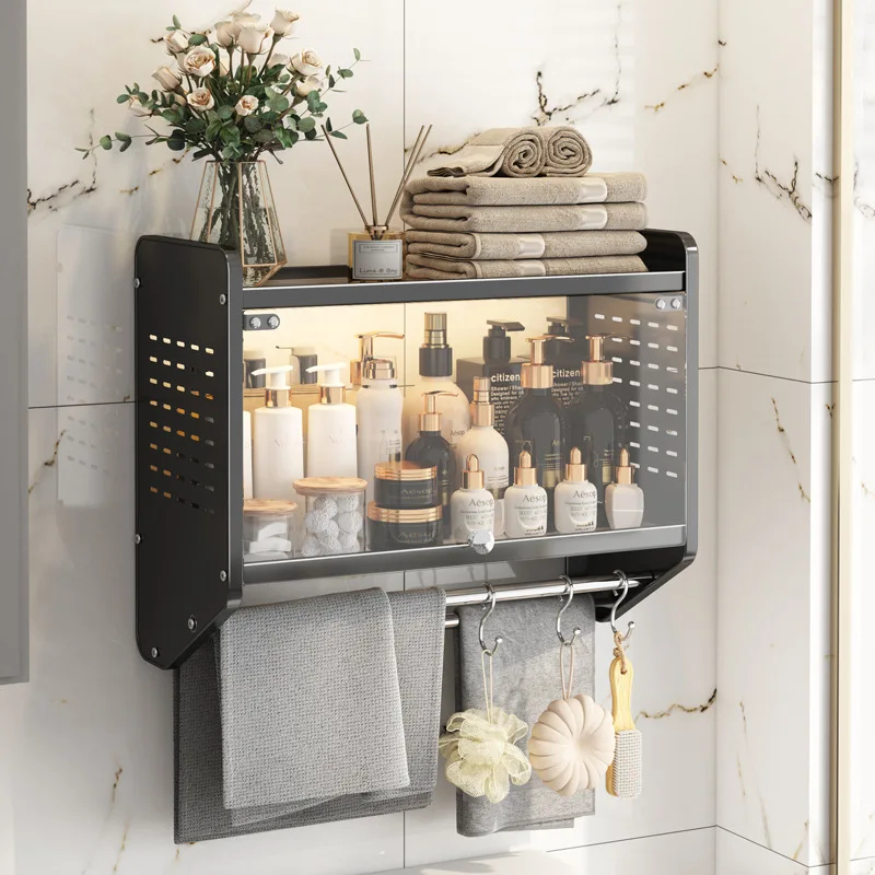 Punch-free Wall-mounted Bathroom Shelf