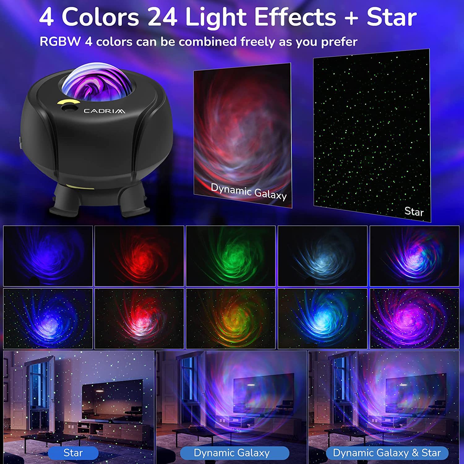 Bluetooth starry sky light