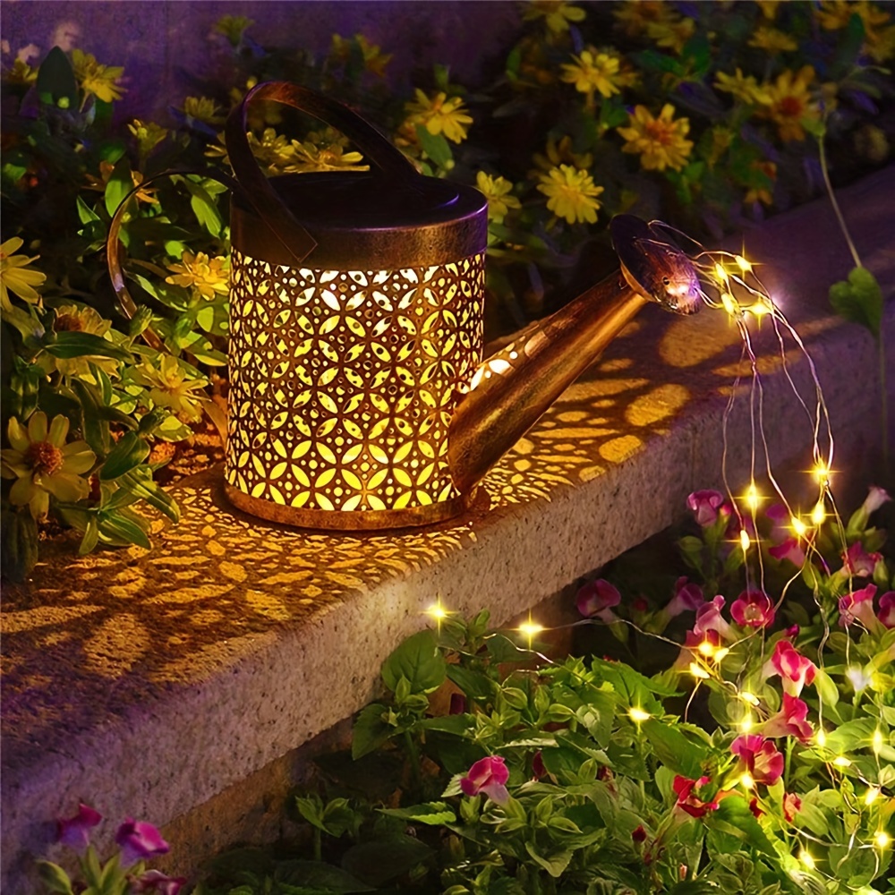 Italy Solar Kettle Lantern Butterfly Garden Light