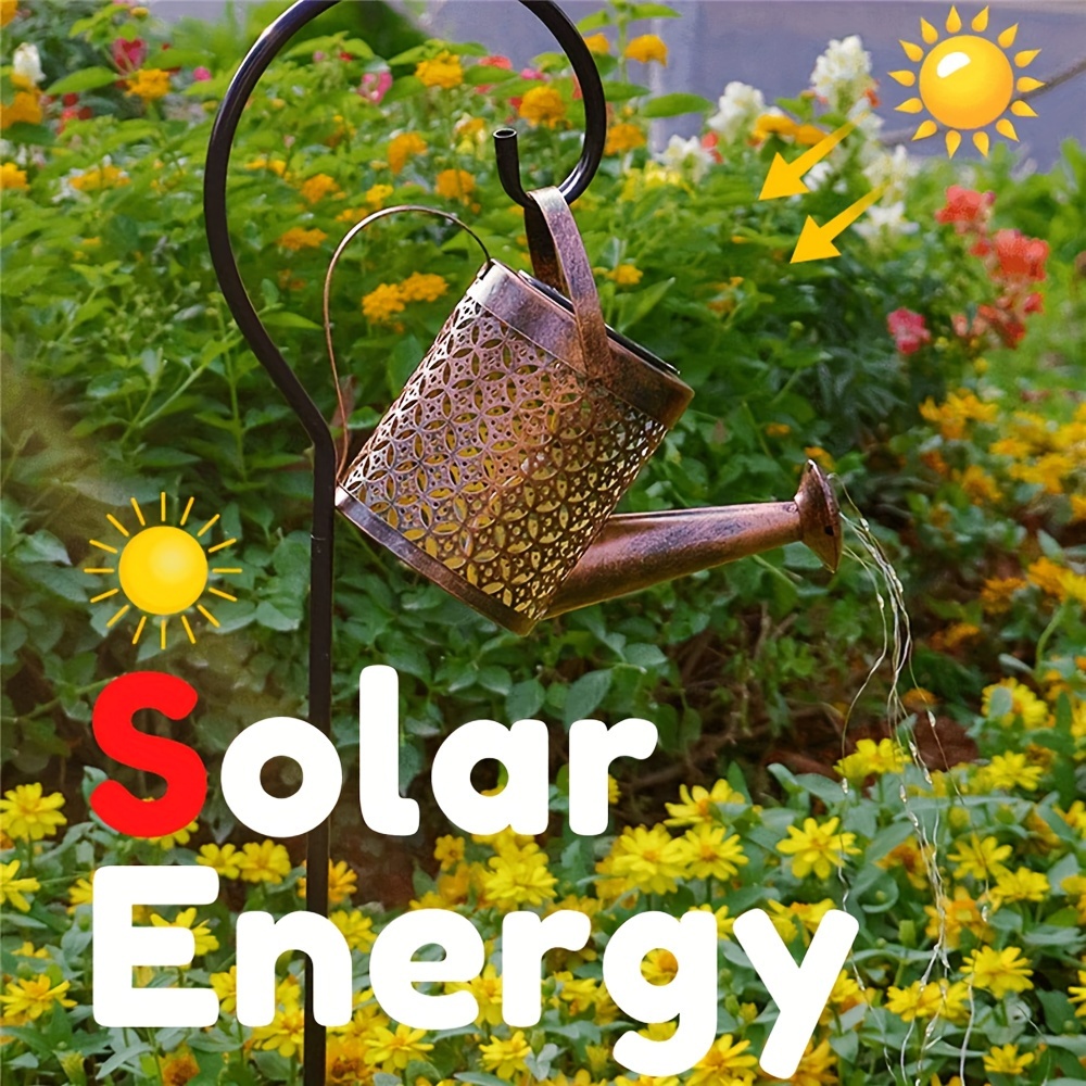 Italy Solar Kettle Lantern Butterfly Garden Light